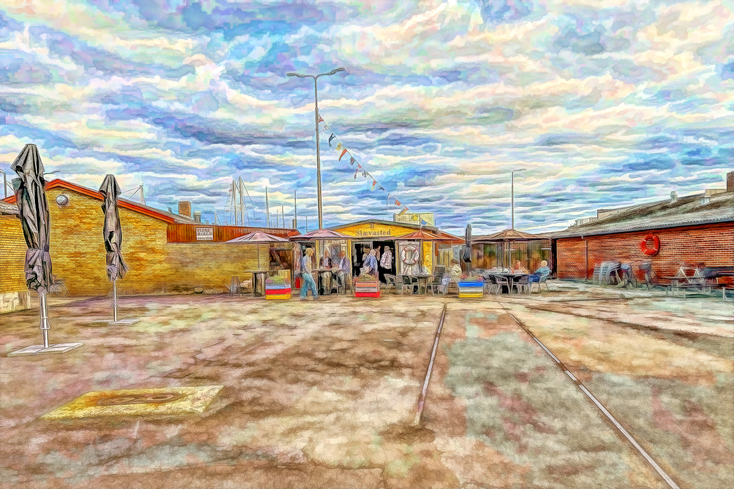 Art 21042 - Slævasted Nexø Havn - forside